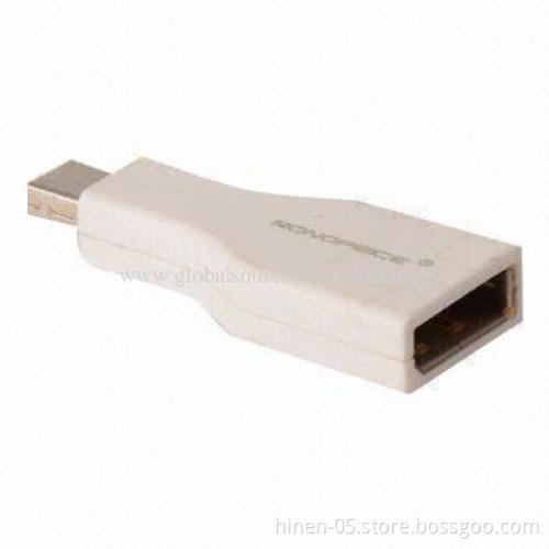 Mini DisplayPort to DVI Converter, Supports DVI Highest Video Resolution 1080p